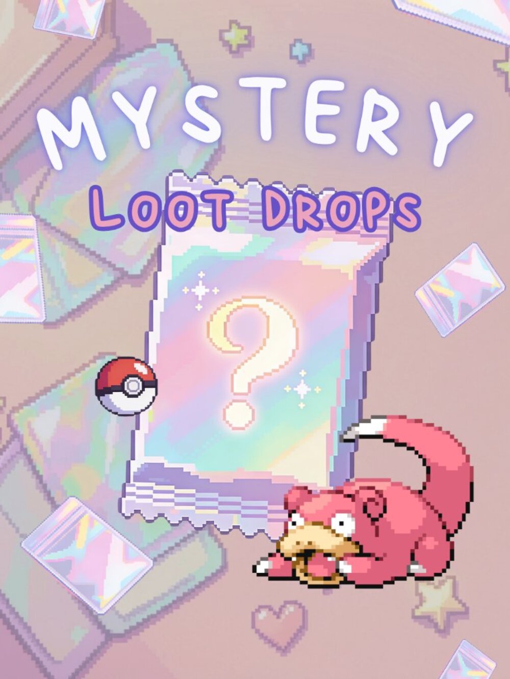 Pokémon TCG Mystery Loot Theme Packs · THEME: NO THOUGHTS